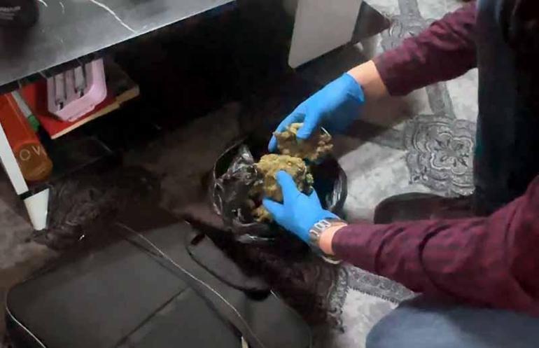 Evinde uyuşturucuyla yakalanan şüpheli tutuklandı