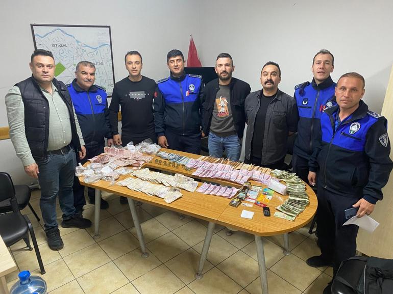 Görme engelli taklidi yapan dilencinin üzerinden 32 bin lira çıktı