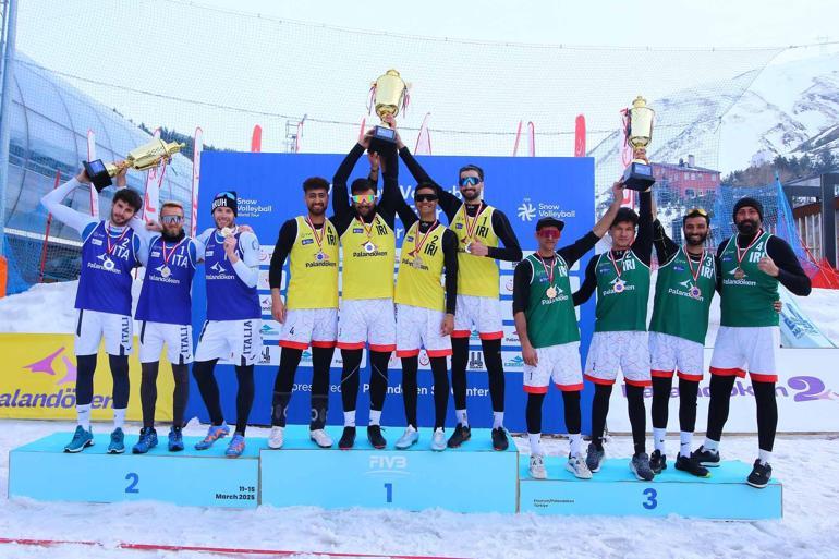2025 FIVB Kar Voleybolu Dünya Turu Palandöken Etabında şampiyon Türkiye