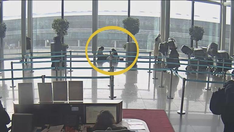 İstanbul Havalimanı’nda hırsızlık şüphelisi güvenlik kameraları sayesinde yakalandı