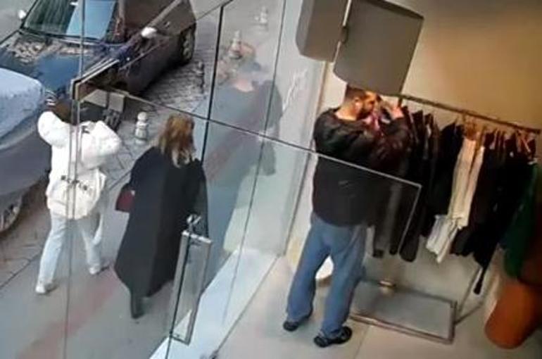 Kadıköyde 110 bin TLlik montu çalan şüpheli yakalandı