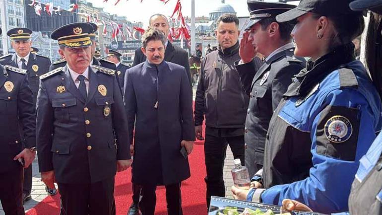 Taksimde Türk Polis Teşkilatının kuruluşunun 180inci yıl dönümü kutlandı