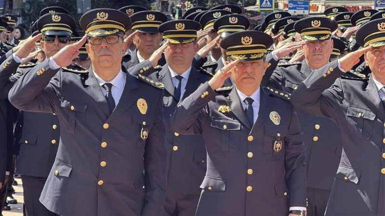 Taksimde Türk Polis Teşkilatının kuruluşunun 180inci yıl dönümü kutlandı