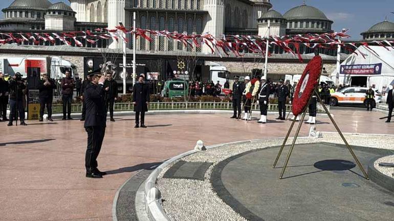 Taksimde Türk Polis Teşkilatının kuruluşunun 180inci yıl dönümü kutlandı