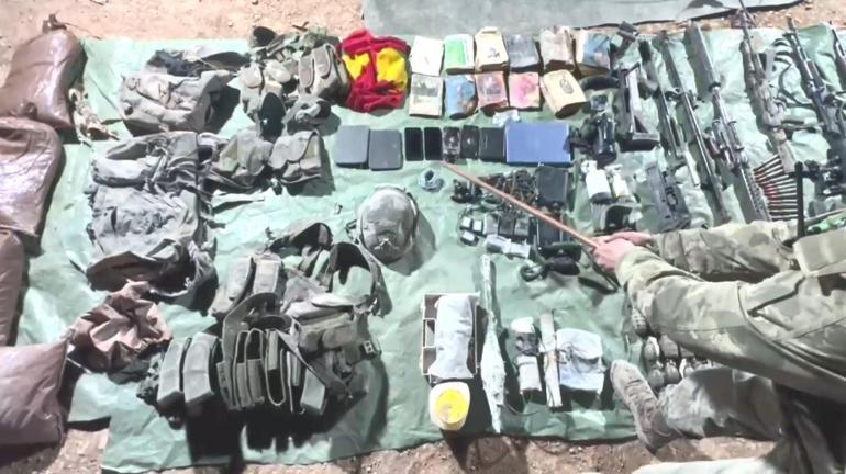 MSB: Pençe-Kilit bölgesinde çok sayıda silah ve mühimmat ele geçirildi