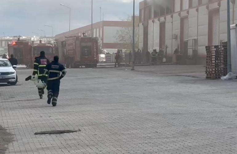 Diyarbakırda sanayi sitesinde yangın