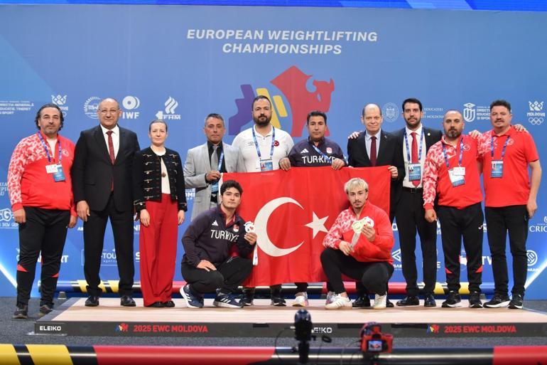 Avrupa Halter Şampiyonasında Yusuf Fehmi Gençten Avrupa rekorlarıyla birlikte iki altın madalya