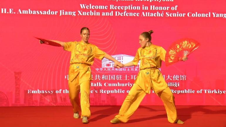 Jiang Xuebinin Çin Büyükelçiliği görevi resepsiyonla kutlandı