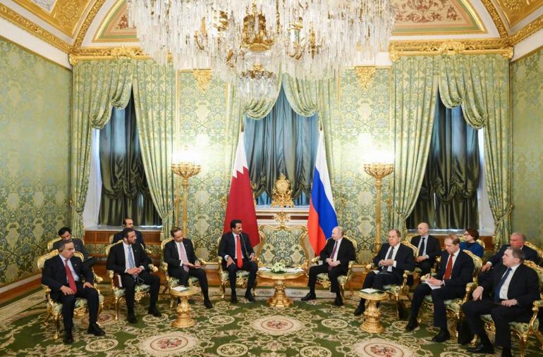 Kremlin: Putin ve Katar Emiri Al Sani Moskova’da bir araya gelecek