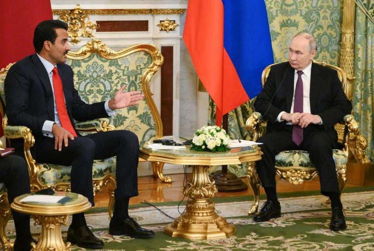 Kremlin: Putin ve Katar Emiri Al Sani Moskova’da bir araya gelecek