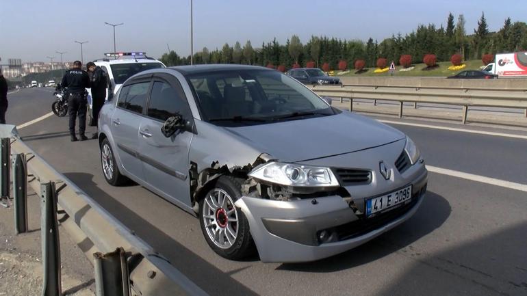 Kartalda motosiklet otomobile çarptı; motosiklet sürücüsü ağır yaralandı
