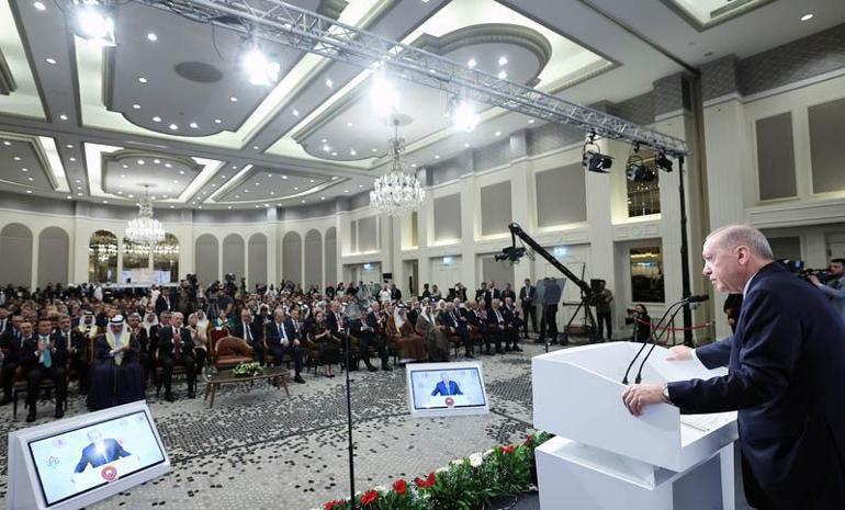 Cumhurbaşkanı Erdoğan: Filistini savunmak, insanlığı, barışı ve adaleti savunmaktır