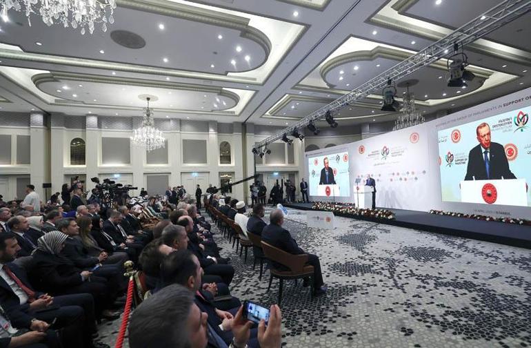 Cumhurbaşkanı Erdoğan: Filistini savunmak, insanlığı, barışı ve adaleti savunmaktır