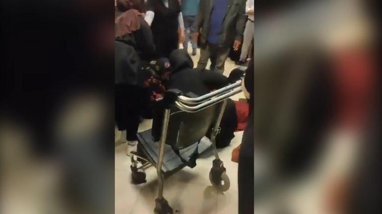 Şanlıurfa’da muayene kuyruğunda bekleyen kadın bayıldı