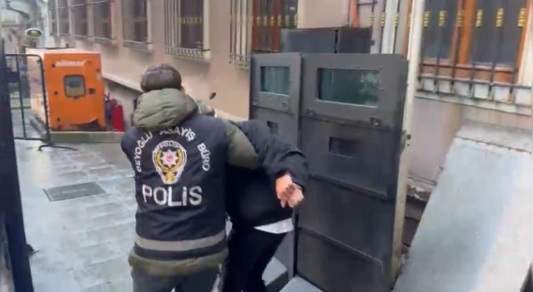 Beyoğlu’nda tamirhaneye kurşun yağdıran saldırgan yakalandı; o anlar kamerada