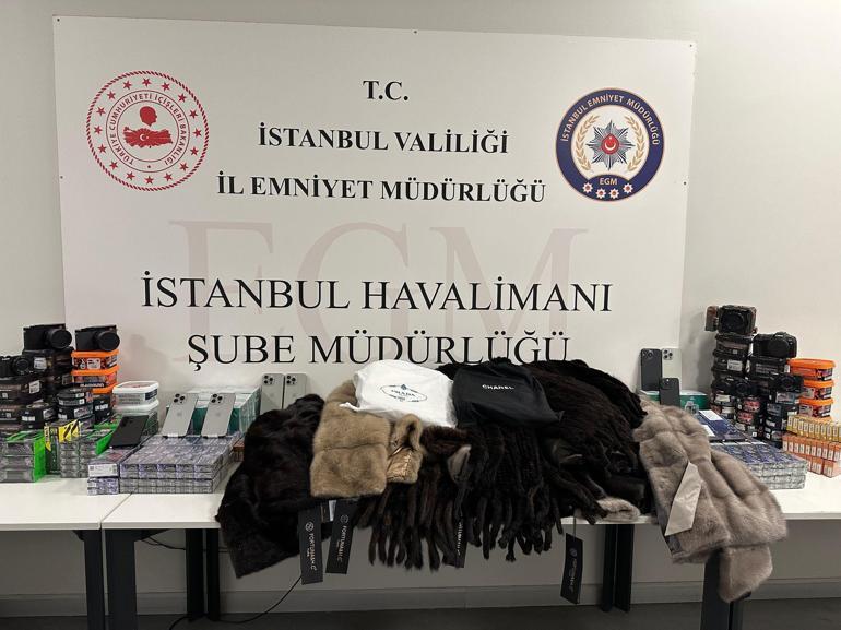 İstanbul Havalimanı polisinden kaçakçılık operasyonu: 2 gözaltı