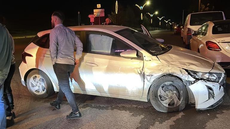 Gebzede cip ile otomobil çarpıştı: 2 yaralı