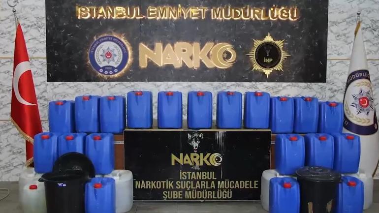 Arnavutköyde uyuşturucu operasyonu: 801,5 kilogram metamfetamin ele geçirildi, 2 kişi yakalandı