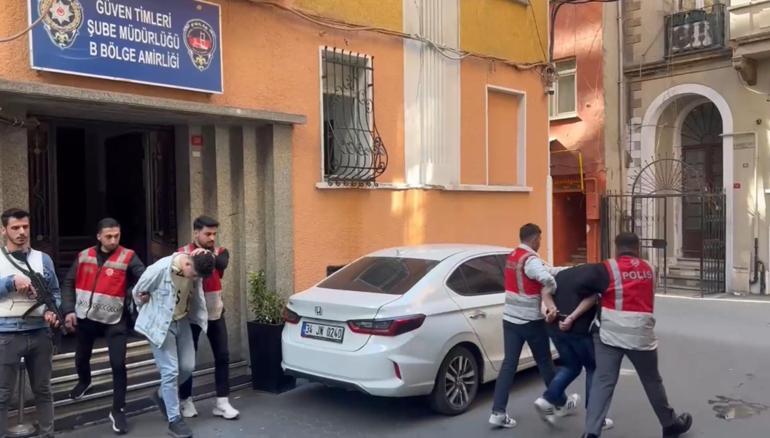 Taksim’de ikiz kardeşlerden darbedildikleri gece kulübüne intikam saldırısı; o anlar kamerada