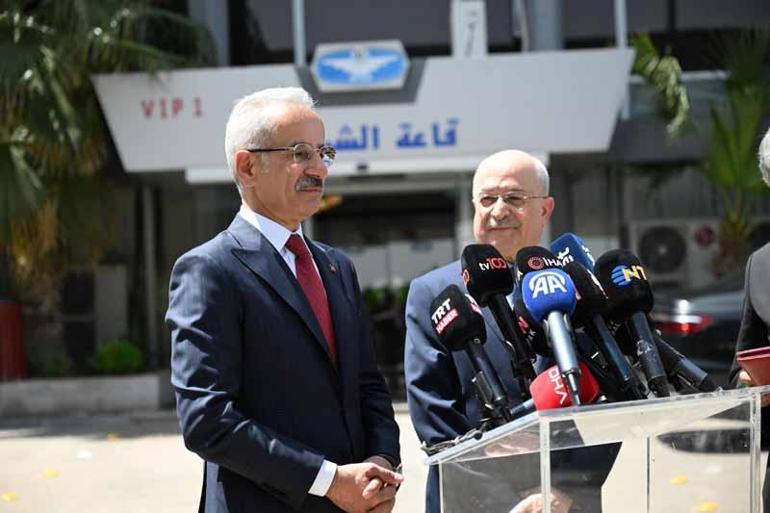 Ulaştırma ve Altyapı Bakanı Uraloğlu, Şam’da