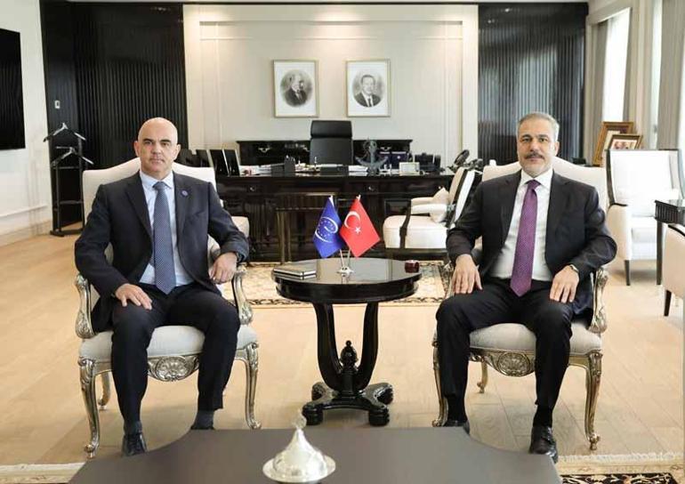 Bakan Fidan, Avrupa Konseyi Genel Sekreteri Berset ile görüştü