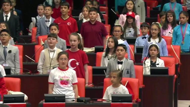 TBMM Genel Kurulunda 23 Nisan çocuk özel oturumu