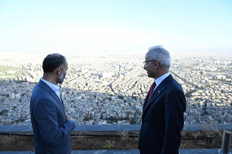 Bakan Uraloğlu, Şamda resmi temaslarda bulunuyor