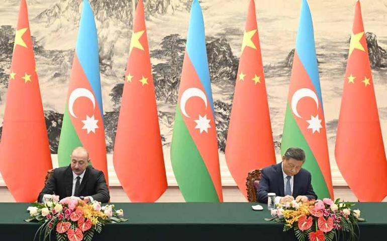 Çin Devlet Başkanı Şi ve Azerbaycan Cumhurbaşkanı Aliyevden stratejik ortaklık mesajı