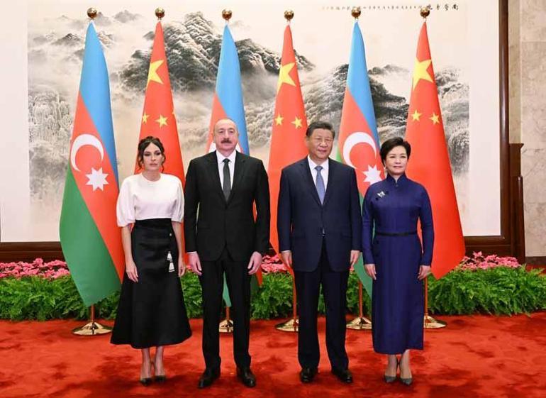 Çin Devlet Başkanı Şi ve Azerbaycan Cumhurbaşkanı Aliyevden stratejik ortaklık mesajı