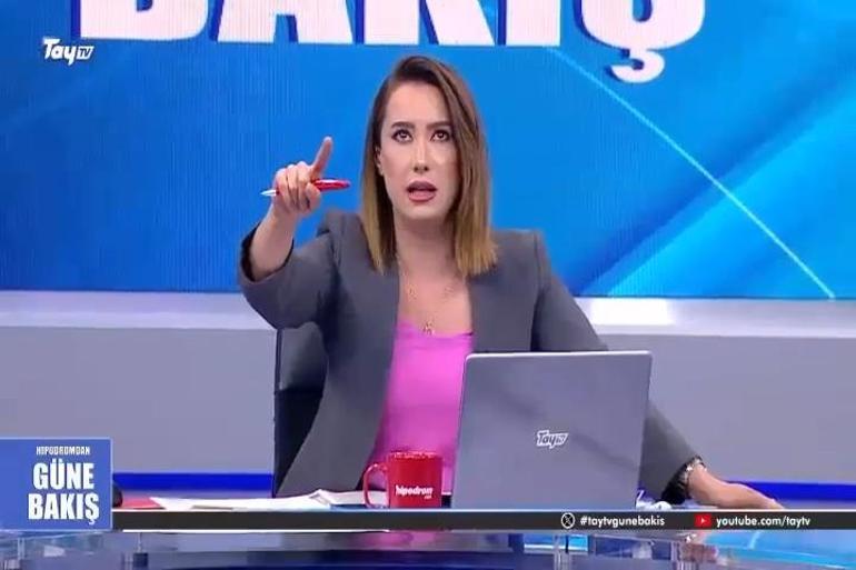 Tay TV spikeri Esen Gök depreme canlı yayında yakalandı