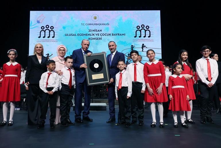 Cumhurbaşkanı Erdoğan, 23 Nisan Ulusal Egemenlik ve Çocuk Bayramı Konserini dinledi
