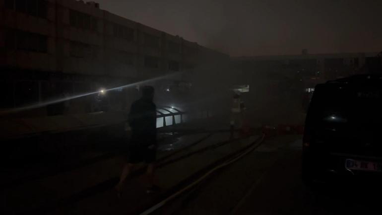 Sancaktepede oto galericiler sitesinde yangın