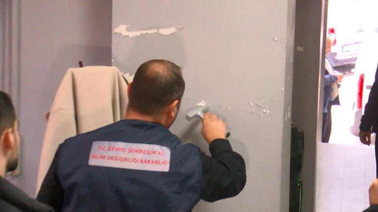 Bakanlığa bağlı ekipler Küçükçekmecede hasar tespit çalışması yaptı