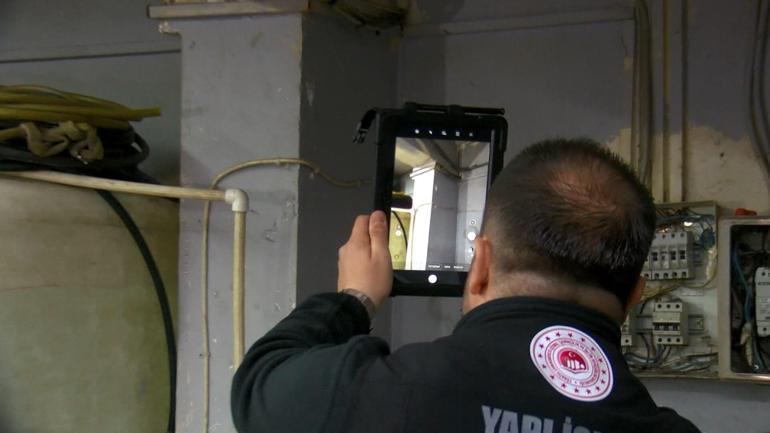 Bakanlığa bağlı ekipler Küçükçekmecede hasar tespit çalışması yaptı