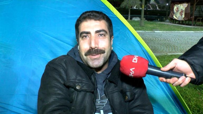 İstanbul’da çadırlarda deprem nöbeti: Uykum gelmiyor, deprem olabilir diye korkuyorum