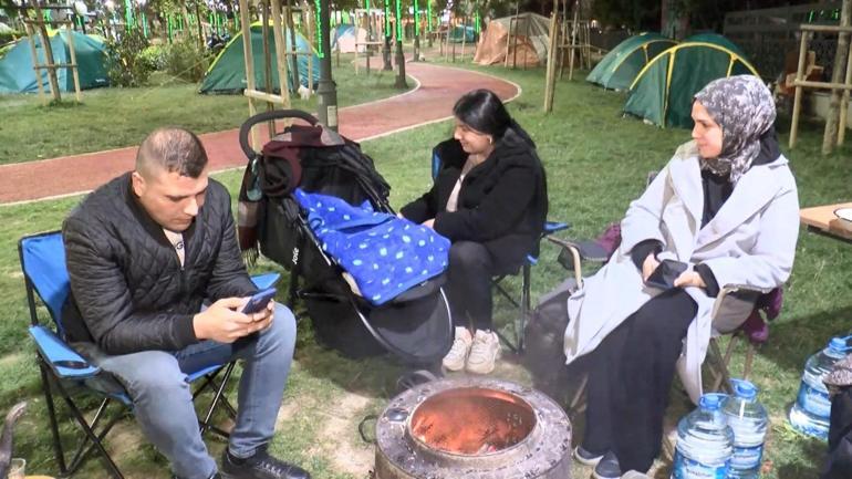 İstanbul’da çadırlarda deprem nöbeti: Uykum gelmiyor, deprem olabilir diye korkuyorum