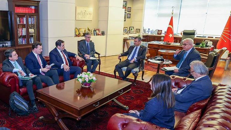 Özgür Özel, Alman Bakan Liminski ile bir araya geldi
