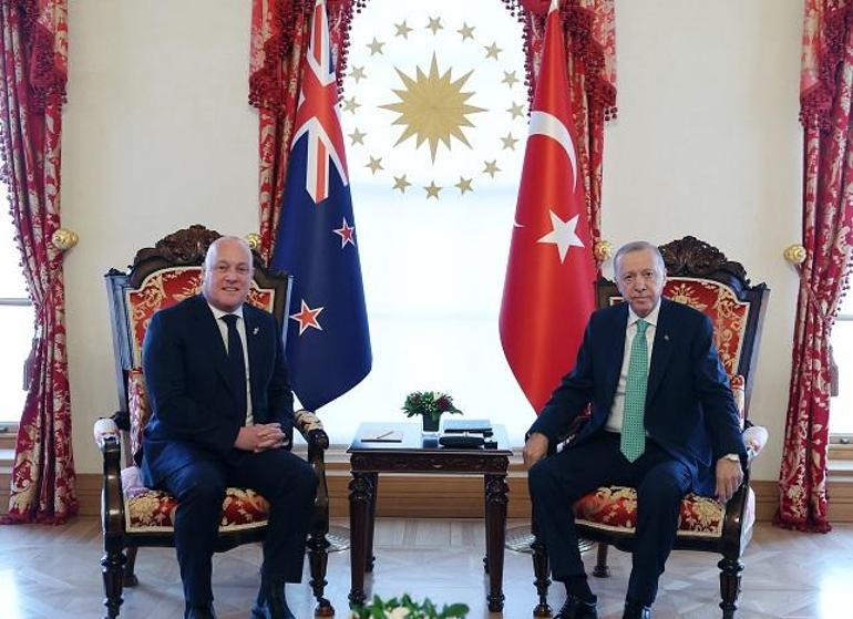 Cumhurbaşkanı Erdoğan, Yeni Zelanda Başbakanı Luxon onuruna yemek verdi