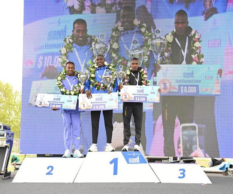 İstanbul Yarı Maratonunda birinciliği Kenyalı atletler kazandı