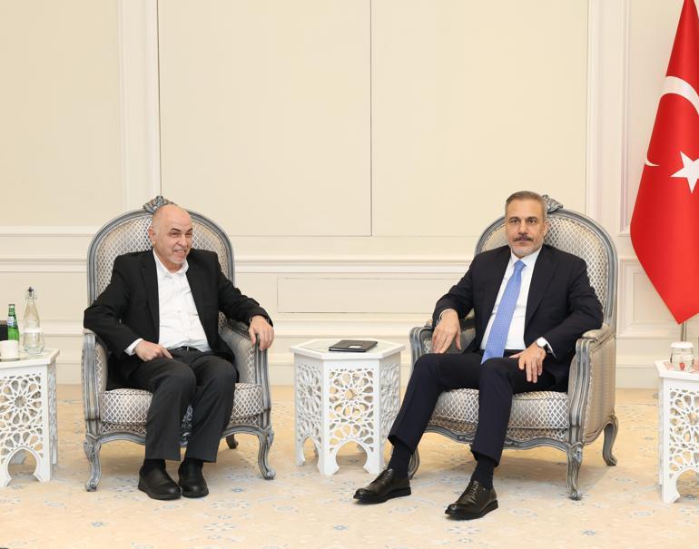 Bakan Fidan, Hamas Şura Meclisi Başkanı Derviş ve Siyasi Büro üyeleriyle bir araya geldi