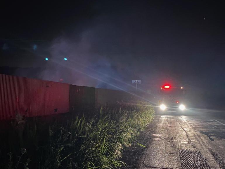 Manisada geri dönüşüm tesisindeki yangın, söndürüldü