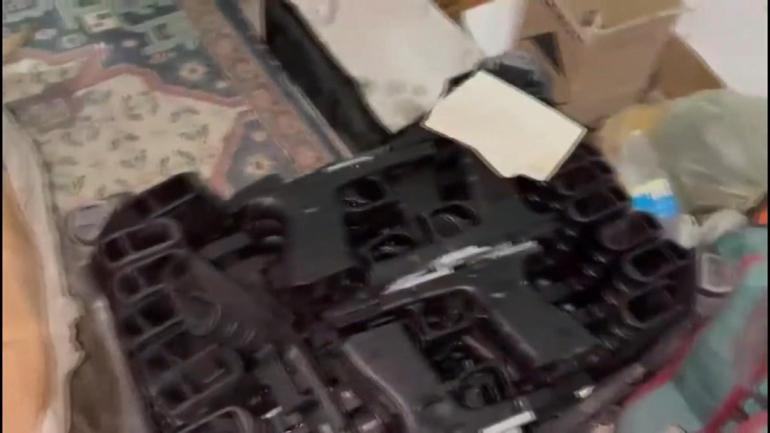 Ataşehirde silah imalathanesine operasyon: 313 tabanca ele geçirildi