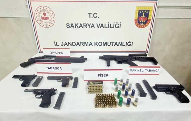 Sakaryada silah kaçakçılığı operasyonu; 2 tutuklama