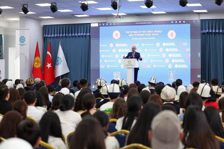 TBMM Başkanı Kurtulmuş, Bişkek’te İslam İşbirliği Gençlik Forumu Konferansı’nda konuştu