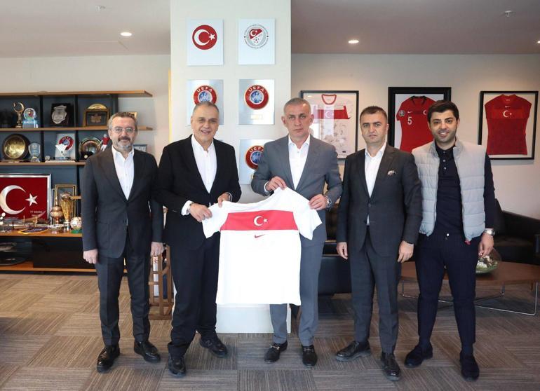 Hatayspor Başkanı Çinçin’den, İbrahim Hacıosmanoğlu’na ziyaret