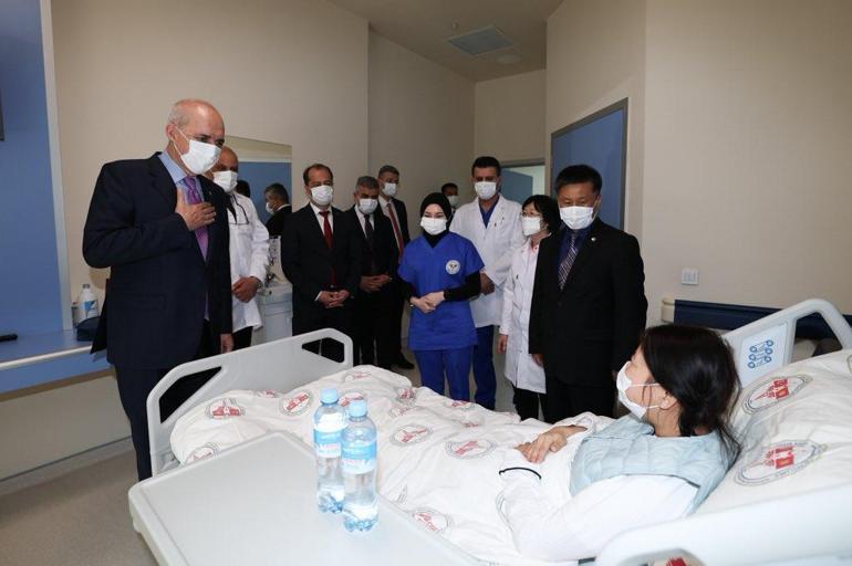 TBMM Başkanı Kurtulmuş, Bişkek’te Recep Tayyip Erdoğan Kırgız-Türk Dostluk Hastanesi’ni ziyaret etti