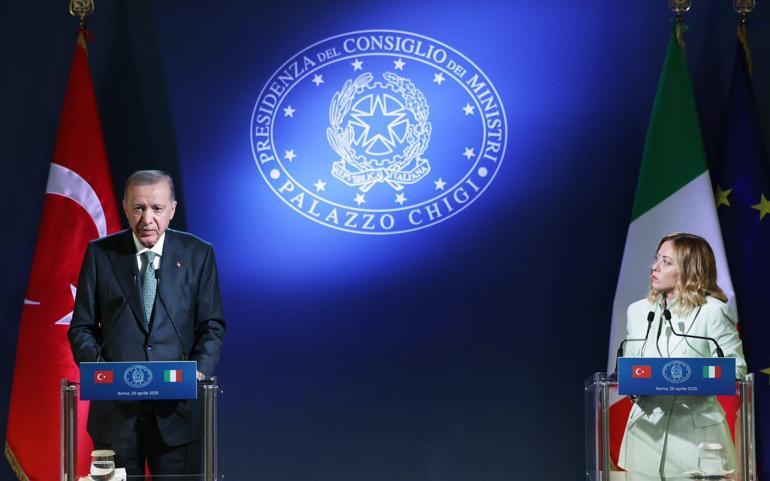 Cumhurbaşkanı Erdoğan: İtalya ile ticaret hedefimiz 40 milyar dolar