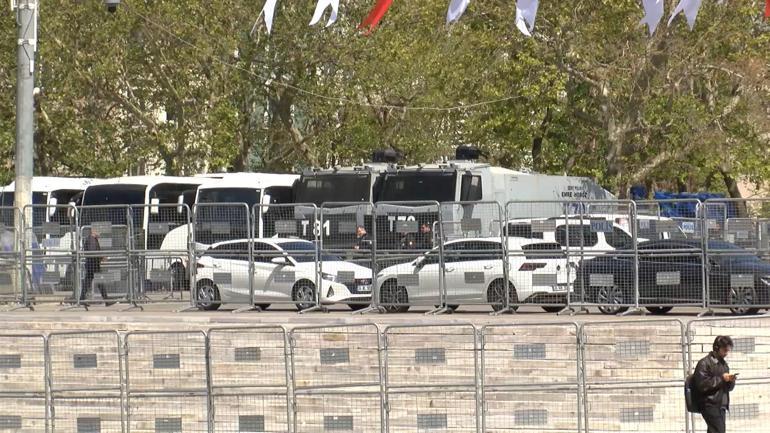 Taksimde 1 Mayıs hazırlıkları sürüyor