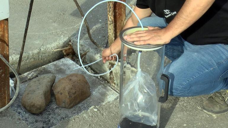 Bingölde, yoğun koku yayan bir firma ve çevresinde emisyon ölçümü yapıldı