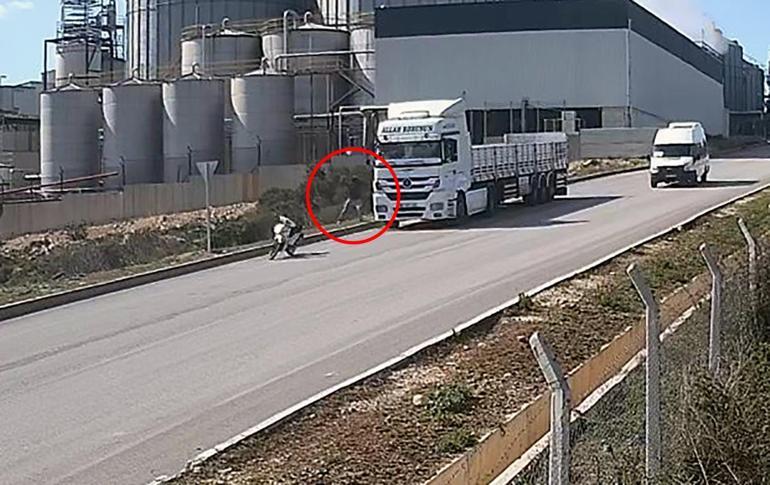 Camını kırdığı TIR’lardan cüzdan ve cep telefonu çaldı